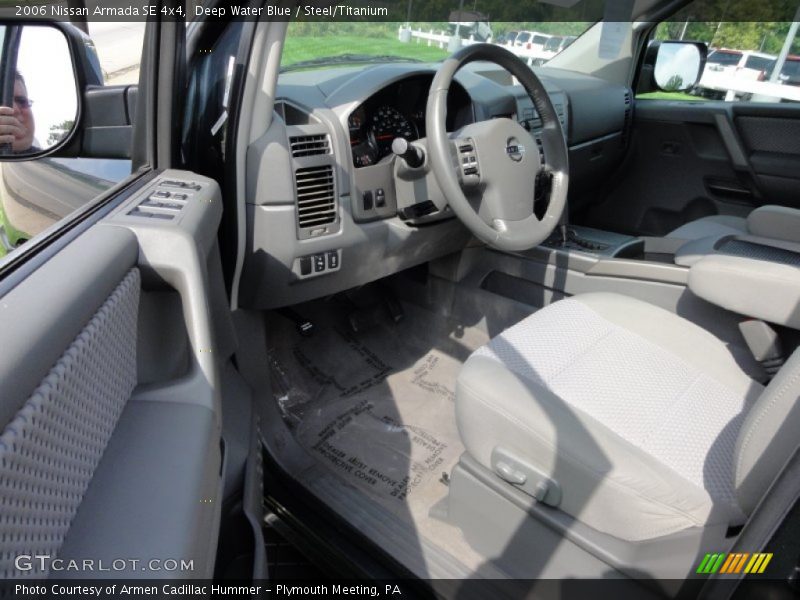 Deep Water Blue / Steel/Titanium 2006 Nissan Armada SE 4x4