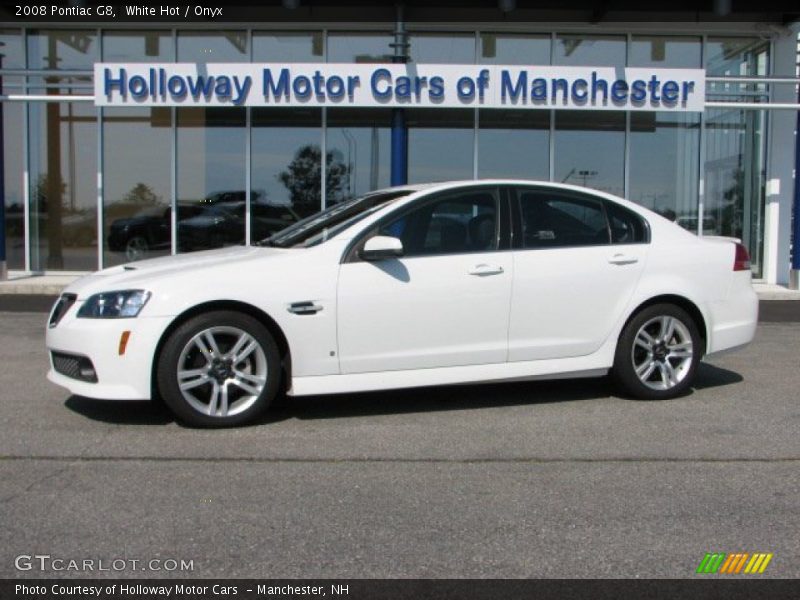 White Hot / Onyx 2008 Pontiac G8