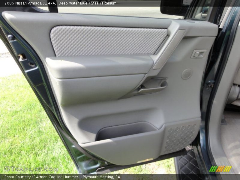 Deep Water Blue / Steel/Titanium 2006 Nissan Armada SE 4x4