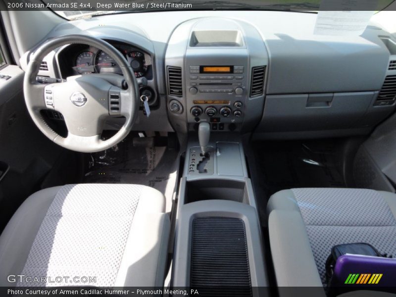 Deep Water Blue / Steel/Titanium 2006 Nissan Armada SE 4x4