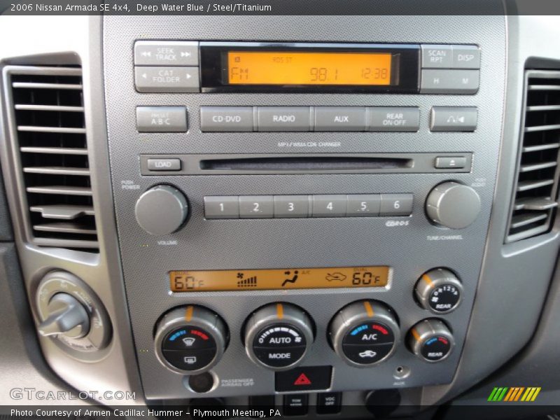 Deep Water Blue / Steel/Titanium 2006 Nissan Armada SE 4x4