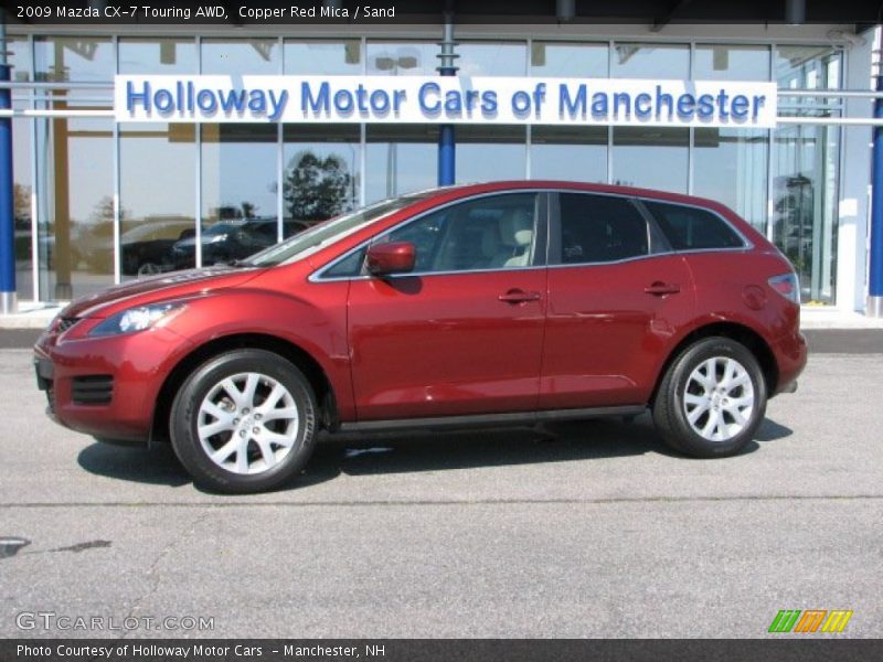 Copper Red Mica / Sand 2009 Mazda CX-7 Touring AWD