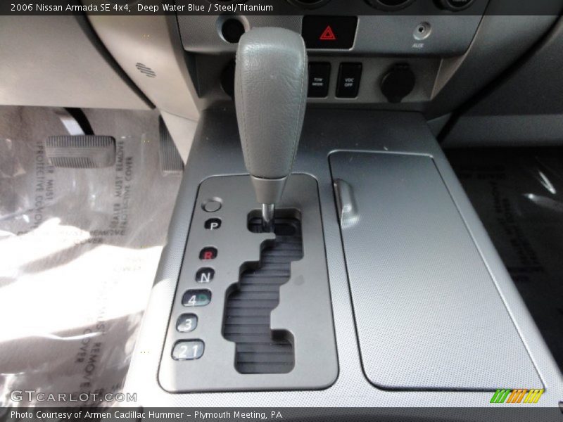 Deep Water Blue / Steel/Titanium 2006 Nissan Armada SE 4x4