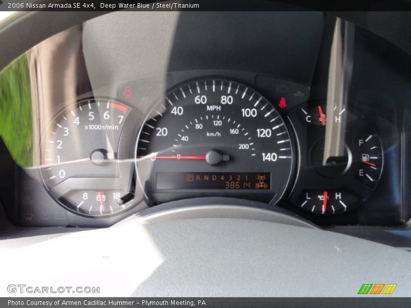 Deep Water Blue / Steel/Titanium 2006 Nissan Armada SE 4x4