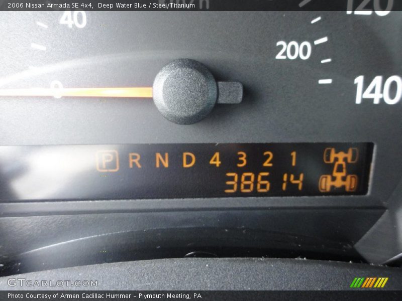 Deep Water Blue / Steel/Titanium 2006 Nissan Armada SE 4x4