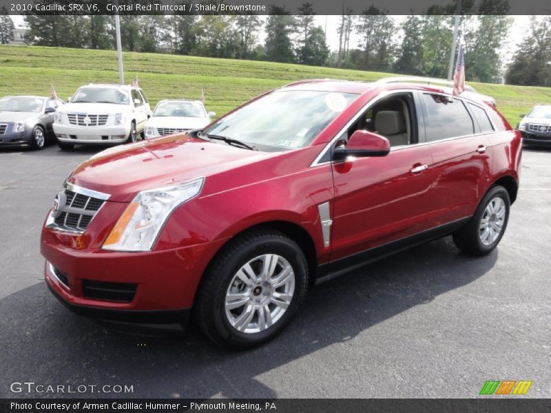 Crystal Red Tintcoat / Shale/Brownstone 2010 Cadillac SRX V6