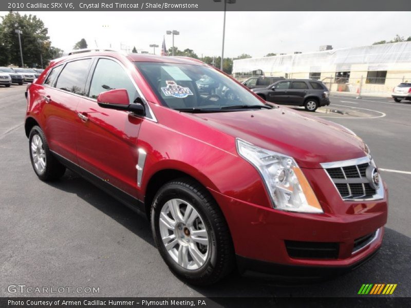Crystal Red Tintcoat / Shale/Brownstone 2010 Cadillac SRX V6