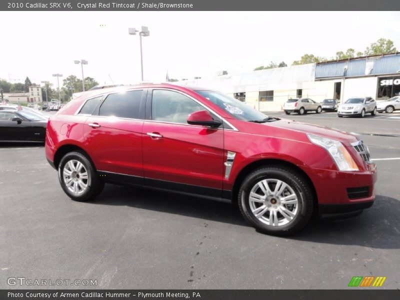 Crystal Red Tintcoat / Shale/Brownstone 2010 Cadillac SRX V6
