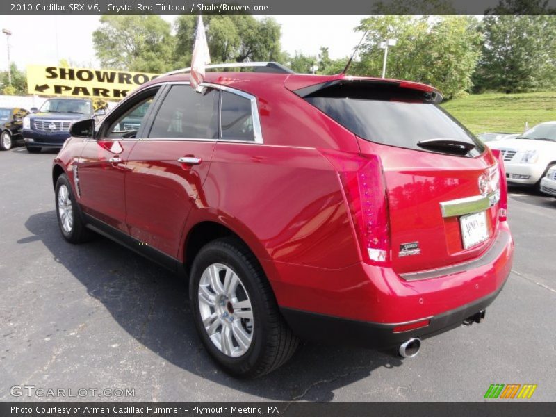 Crystal Red Tintcoat / Shale/Brownstone 2010 Cadillac SRX V6