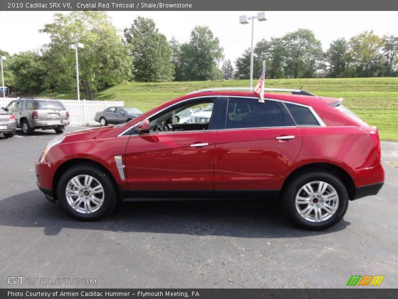 Crystal Red Tintcoat / Shale/Brownstone 2010 Cadillac SRX V6