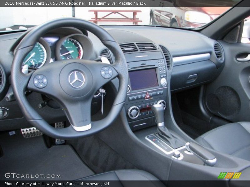  2010 SLK 55 AMG Roadster Black Interior