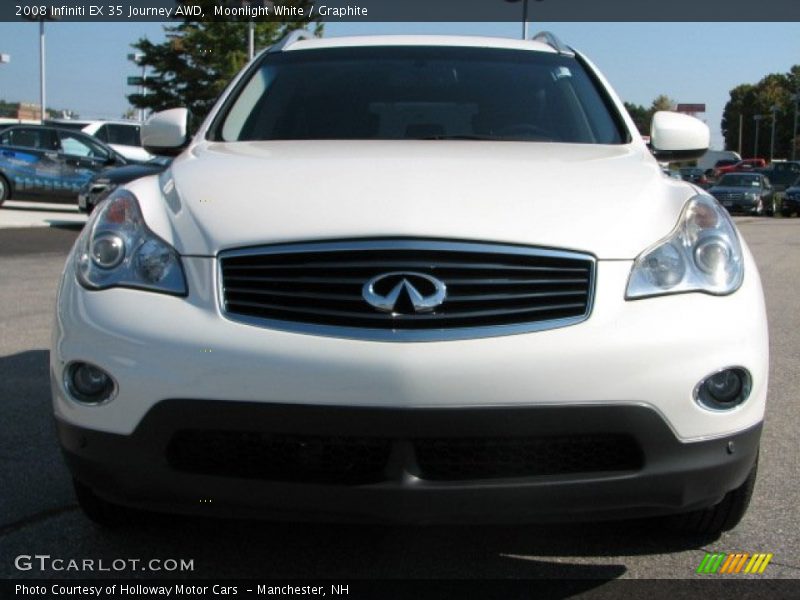 Moonlight White / Graphite 2008 Infiniti EX 35 Journey AWD