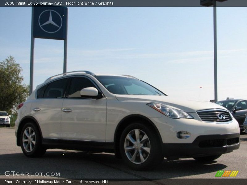 Moonlight White / Graphite 2008 Infiniti EX 35 Journey AWD