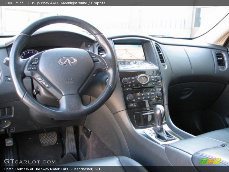 Moonlight White / Graphite 2008 Infiniti EX 35 Journey AWD