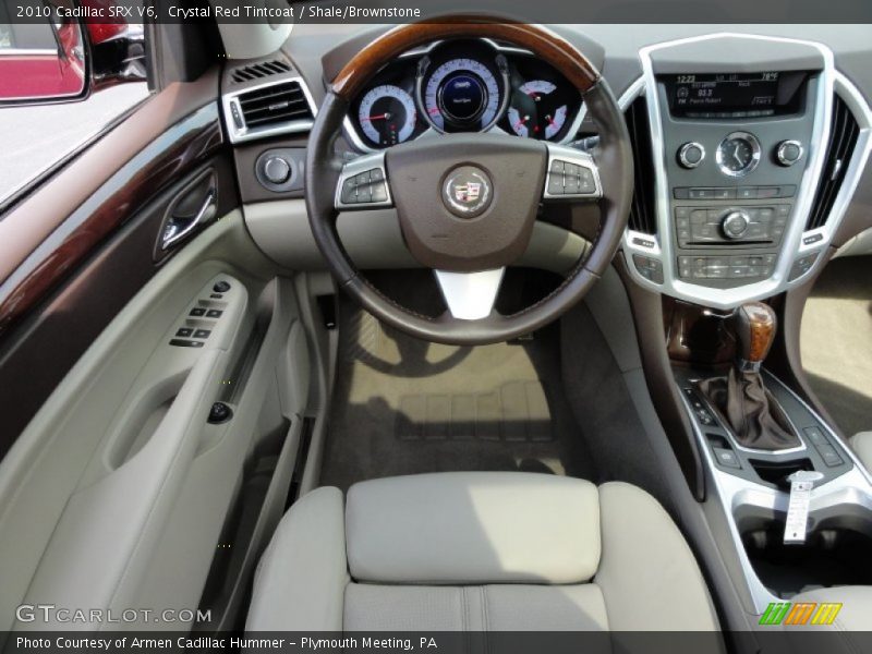 Crystal Red Tintcoat / Shale/Brownstone 2010 Cadillac SRX V6