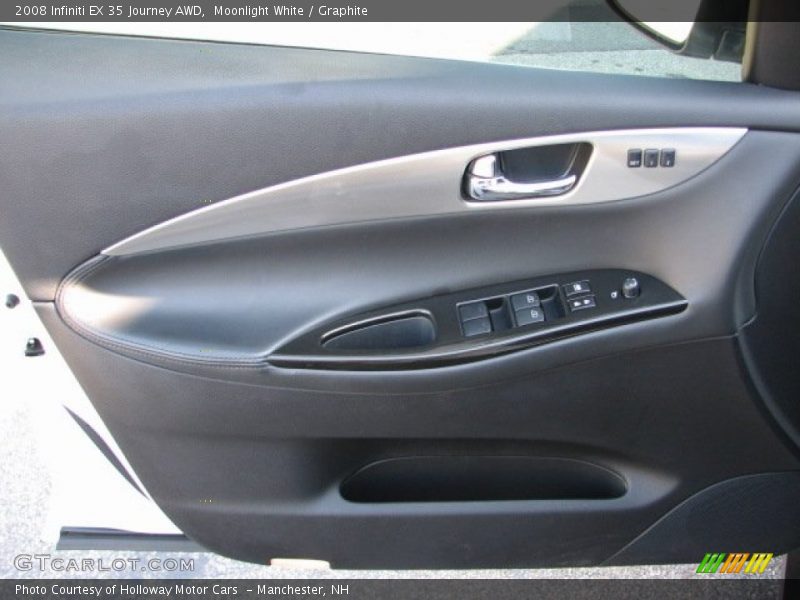 Moonlight White / Graphite 2008 Infiniti EX 35 Journey AWD