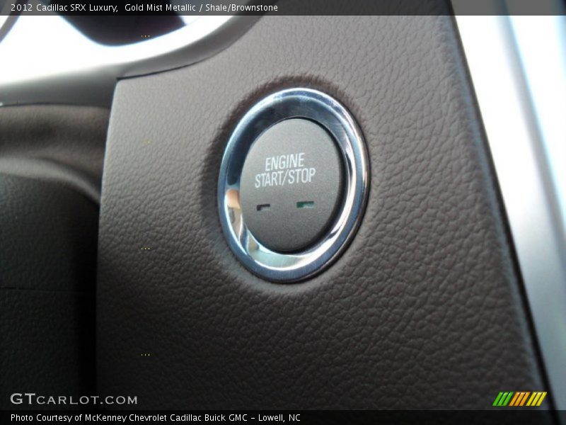 Gold Mist Metallic / Shale/Brownstone 2012 Cadillac SRX Luxury