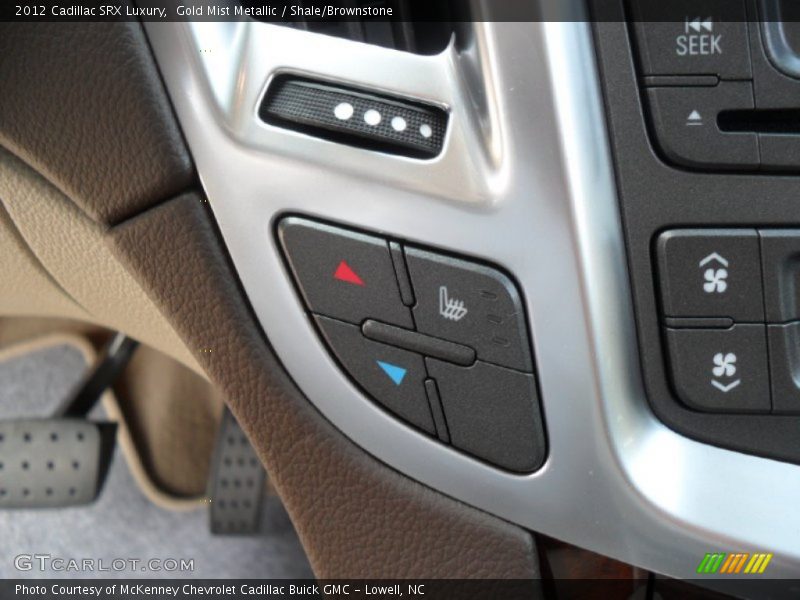 Gold Mist Metallic / Shale/Brownstone 2012 Cadillac SRX Luxury
