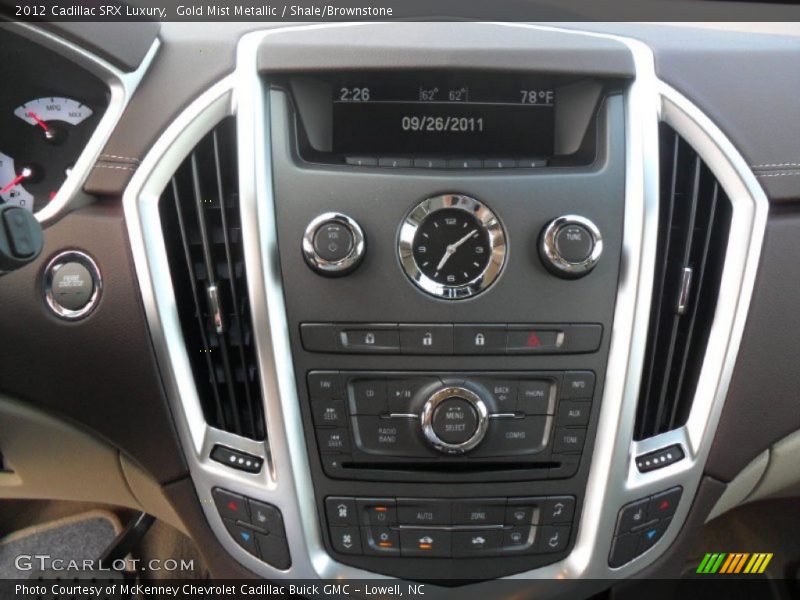 Gold Mist Metallic / Shale/Brownstone 2012 Cadillac SRX Luxury