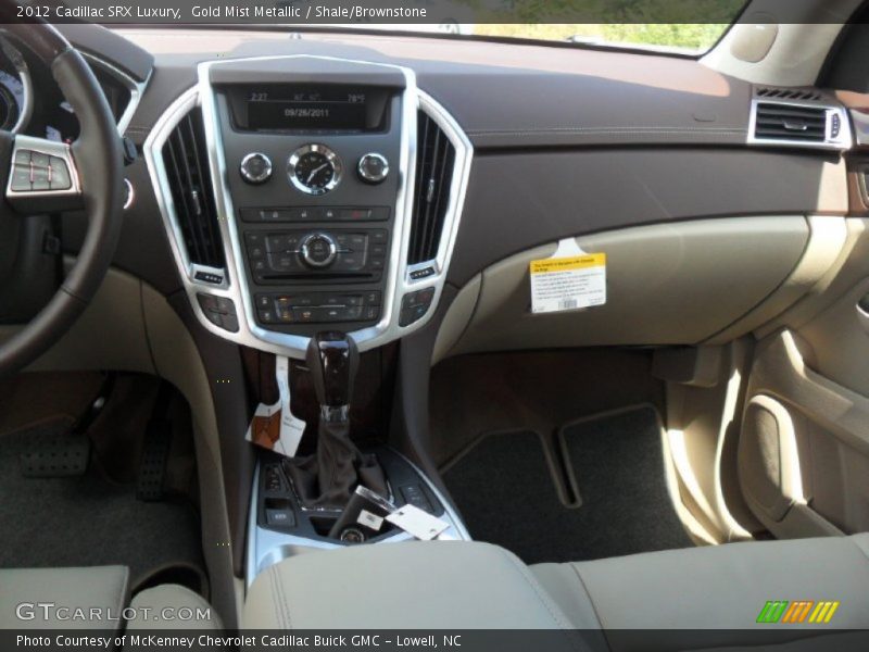 Gold Mist Metallic / Shale/Brownstone 2012 Cadillac SRX Luxury
