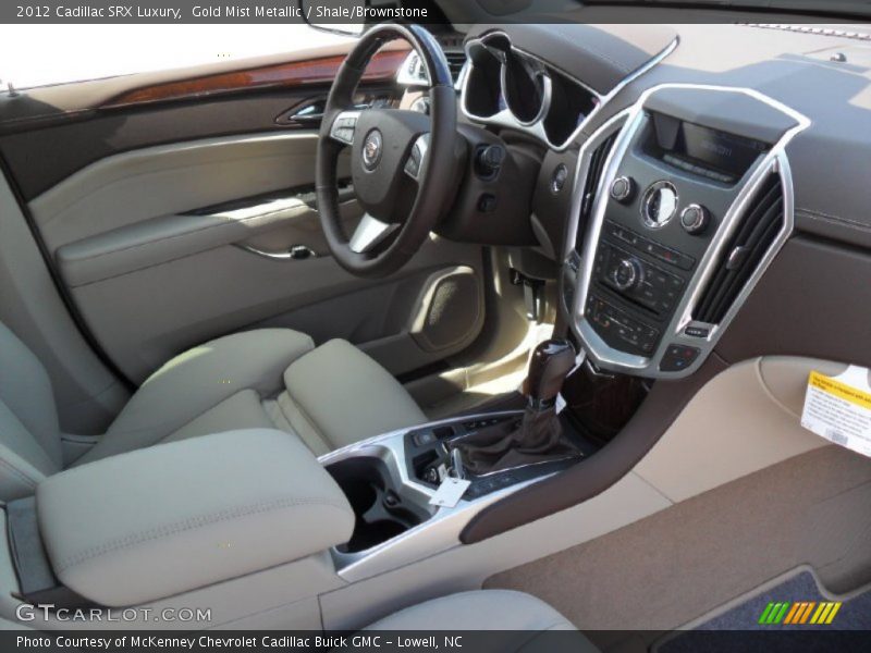 Gold Mist Metallic / Shale/Brownstone 2012 Cadillac SRX Luxury
