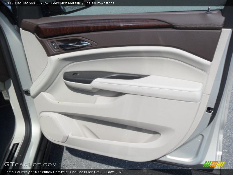 Gold Mist Metallic / Shale/Brownstone 2012 Cadillac SRX Luxury