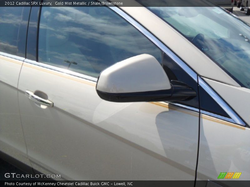 Gold Mist Metallic / Shale/Brownstone 2012 Cadillac SRX Luxury