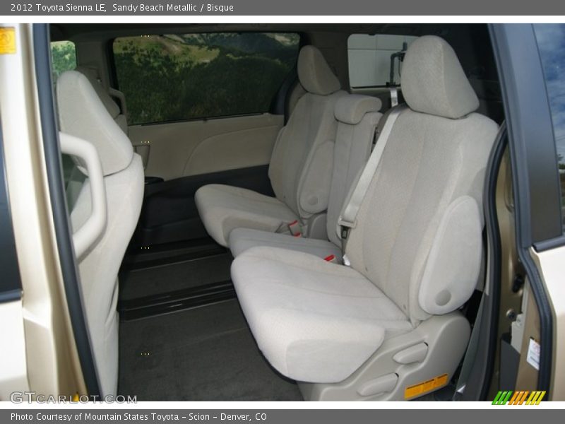 Sandy Beach Metallic / Bisque 2012 Toyota Sienna LE
