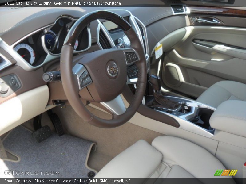 Gold Mist Metallic / Shale/Brownstone 2012 Cadillac SRX Luxury