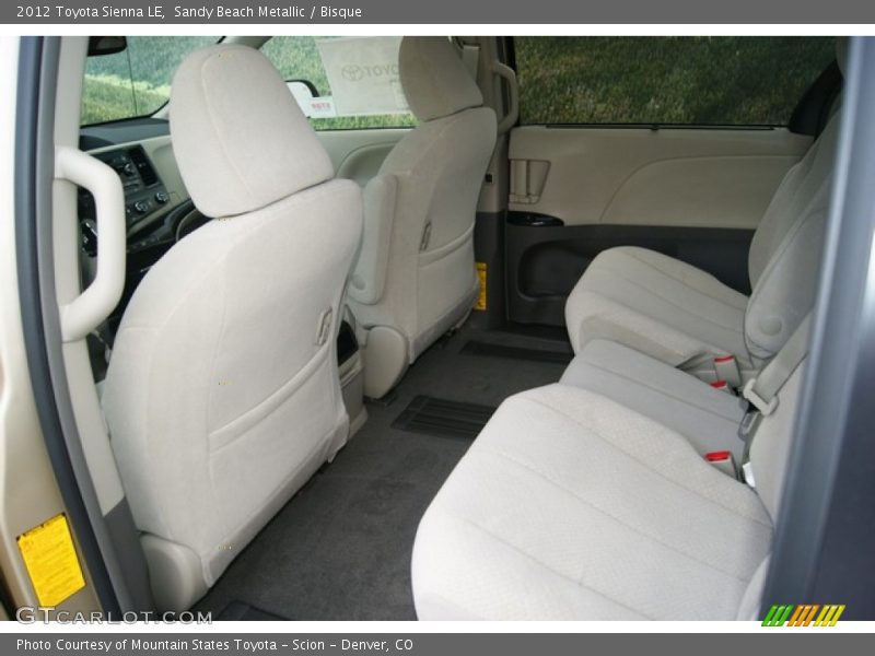Sandy Beach Metallic / Bisque 2012 Toyota Sienna LE