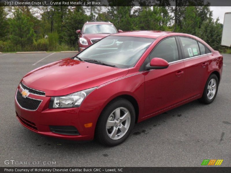 Crystal Red Metallic / Jet Black 2012 Chevrolet Cruze LT