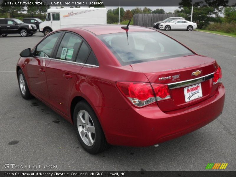 Crystal Red Metallic / Jet Black 2012 Chevrolet Cruze LT