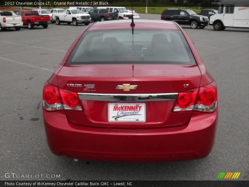 Crystal Red Metallic / Jet Black 2012 Chevrolet Cruze LT