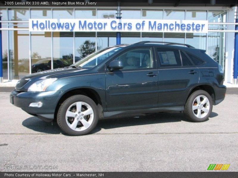 Neptune Blue Mica / Ivory 2005 Lexus RX 330 AWD