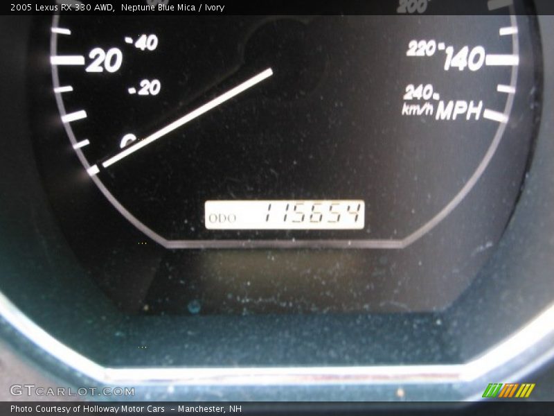Neptune Blue Mica / Ivory 2005 Lexus RX 330 AWD