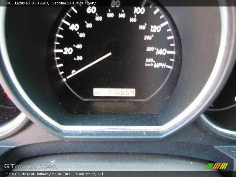Neptune Blue Mica / Ivory 2005 Lexus RX 330 AWD