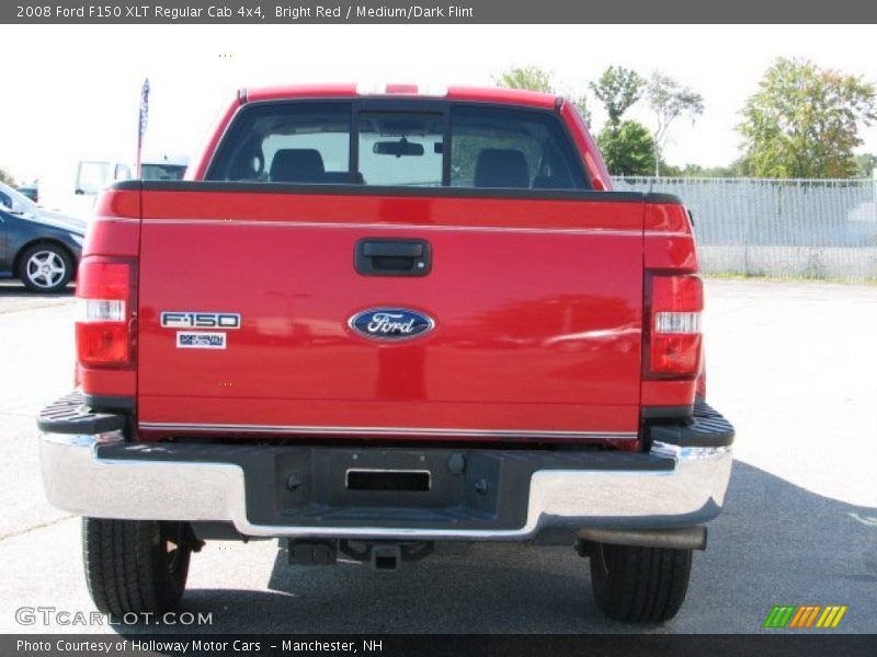 Bright Red / Medium/Dark Flint 2008 Ford F150 XLT Regular Cab 4x4