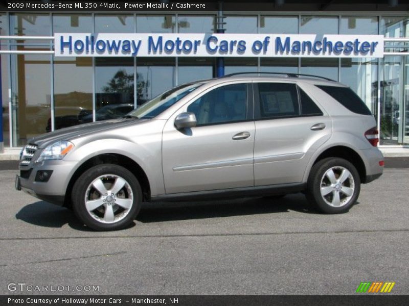 Pewter Metallic / Cashmere 2009 Mercedes-Benz ML 350 4Matic