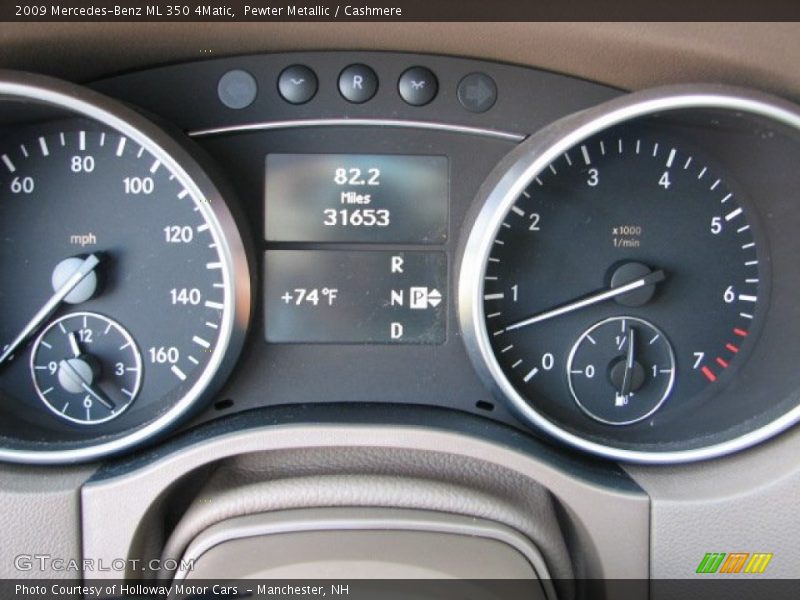 Pewter Metallic / Cashmere 2009 Mercedes-Benz ML 350 4Matic