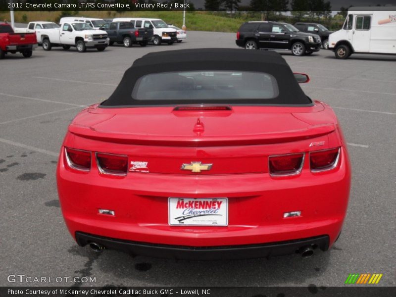 Victory Red / Black 2012 Chevrolet Camaro LT/RS Convertible