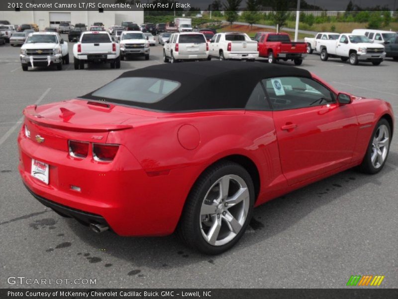 Victory Red / Black 2012 Chevrolet Camaro LT/RS Convertible