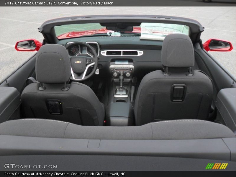  2012 Camaro LT/RS Convertible Black Interior
