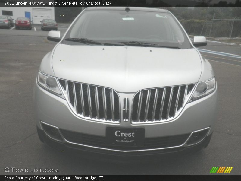 Ingot Silver Metallic / Charcoal Black 2011 Lincoln MKX AWD