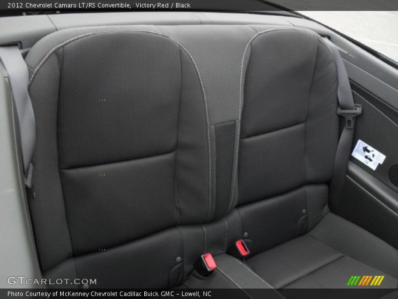  2012 Camaro LT/RS Convertible Black Interior