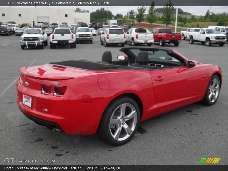 Victory Red / Black 2012 Chevrolet Camaro LT/RS Convertible