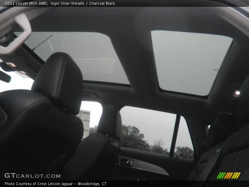 Ingot Silver Metallic / Charcoal Black 2011 Lincoln MKX AWD
