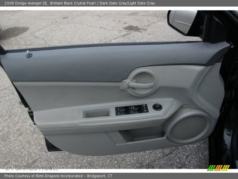 Brilliant Black Crystal Pearl / Dark Slate Gray/Light Slate Gray 2008 Dodge Avenger SE