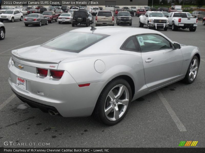 Silver Ice Metallic / Black 2011 Chevrolet Camaro SS/RS Coupe