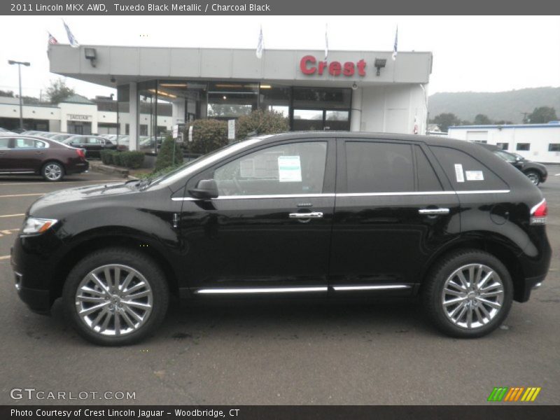 Tuxedo Black Metallic / Charcoal Black 2011 Lincoln MKX AWD
