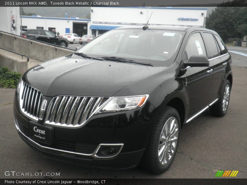 Tuxedo Black Metallic / Charcoal Black 2011 Lincoln MKX AWD